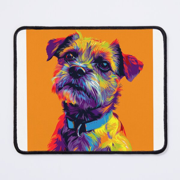 Item preview, Pop art Border Terrier designed and sold by MendaciousMina.