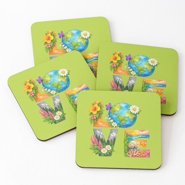 Item preview, LOVE Nature Minimal Bold – Floral Eco Art designed and sold by LuveraxArt.