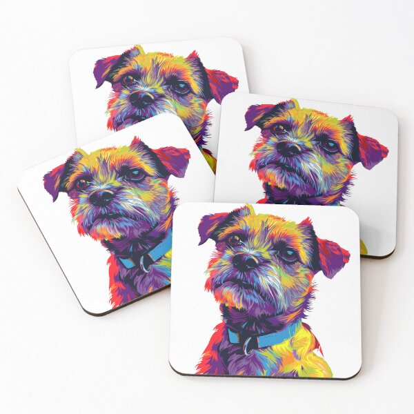 Item preview, Pop art Border Terrier designed and sold by MendaciousMina.