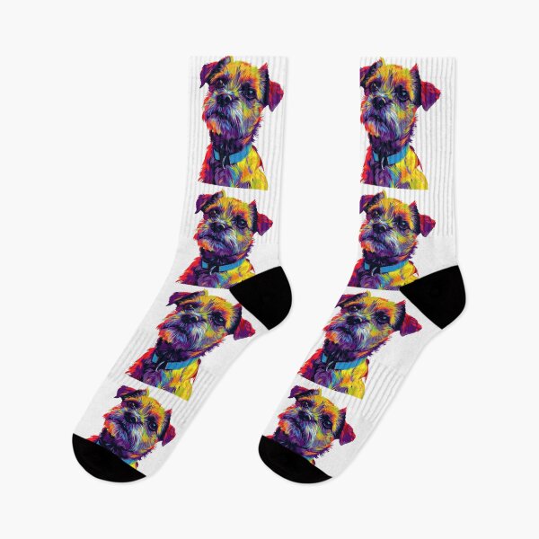 Item preview, Pop art Border Terrier designed and sold by MendaciousMina.