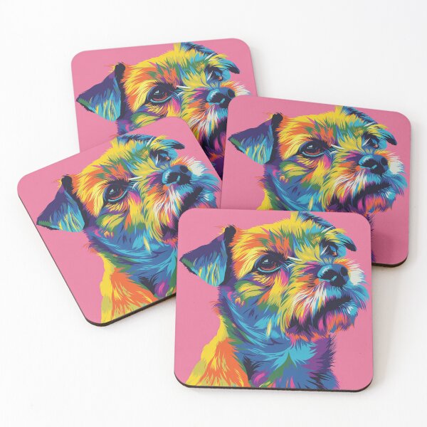 Item preview, Pop art Border Terrier designed and sold by MendaciousMina.