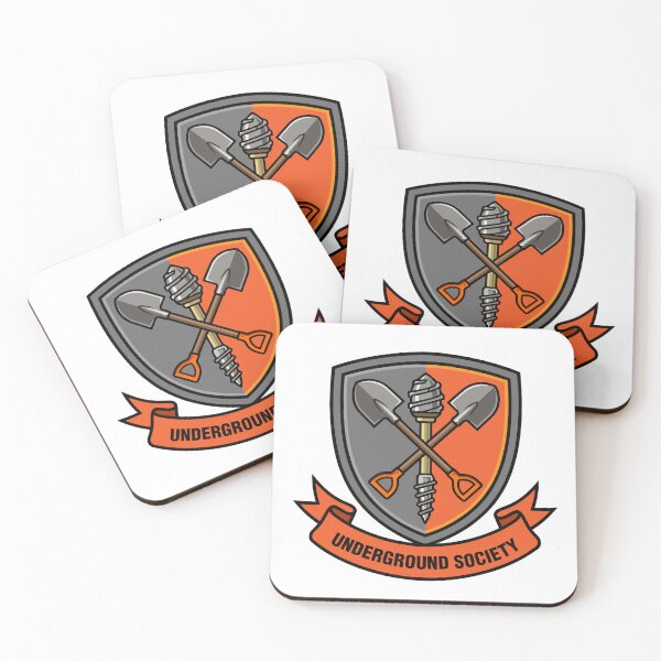 Item preview, Underground Society | Emblem Shield Underground Society Shovels and Drill designed and sold by totoya.