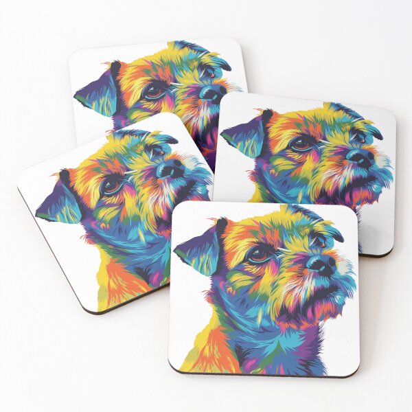 Item preview, Pop art Border Terrier designed and sold by MendaciousMina.