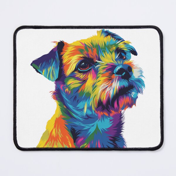 Item preview, Pop art Border Terrier designed and sold by MendaciousMina.