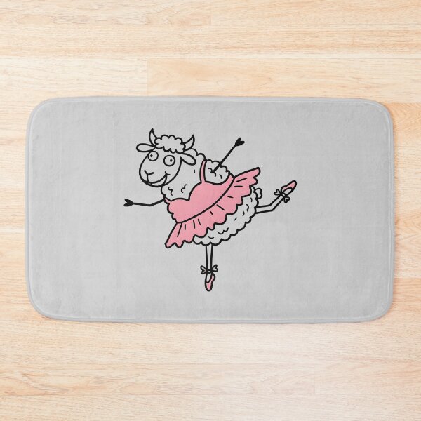 Item preview, Ballet Sheep - Funny Hand-Drawn Ballerina Sheep Doodle designed and sold by WowDezign.