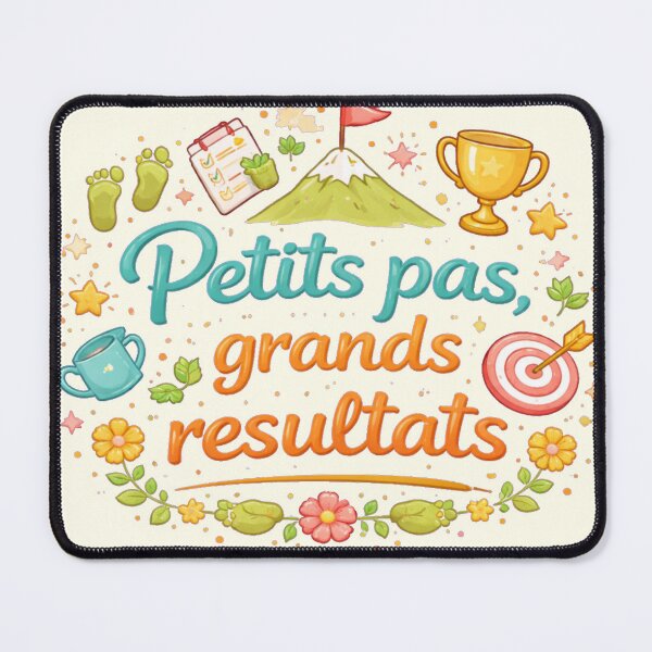 Item preview, Motivational Quote – Small Steps, Big Results – Inspiring Design designed and sold by Thethe-Shop.