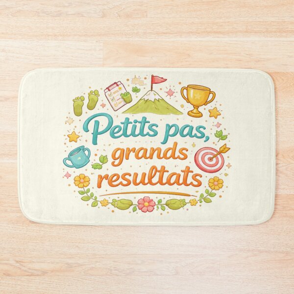 Item preview, Motivational Quote – Small Steps, Big Results – Inspiring Design designed and sold by Thethe-Shop.