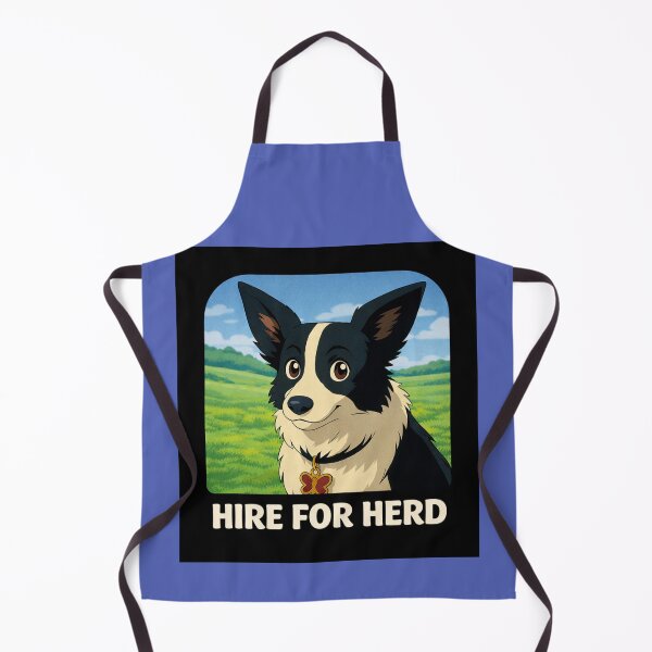 Item preview, Hire for Herd (Border Collie) designed and sold by Caroline Communications LLC.