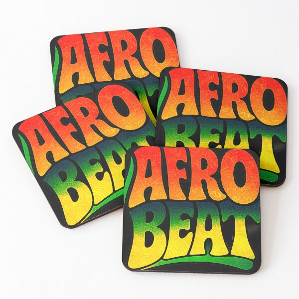 Item preview, Afrobeat Music Retro Typography - Pan African Retro Groovy Style designed and sold by Youngkev-arts.