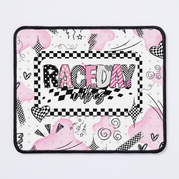 Item preview, Raceday Vibes: Cute Checkered Racing Aesthetic designed and sold by mademouthy.
