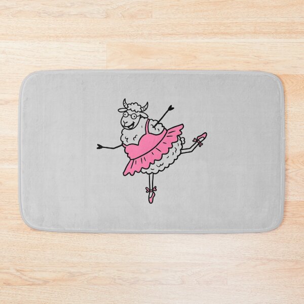 Item preview, Ballet Sheep - Quirky Glasses Sheep Dancer Minimalist Sticker Design designed and sold by WowDezign.