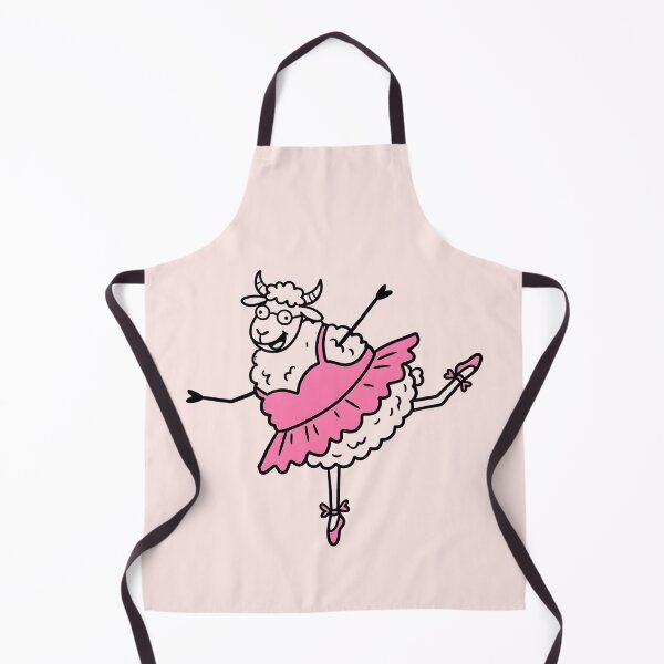 Item preview, Ballet Sheep - Quirky Glasses Sheep Dancer Minimalist Sticker Design designed and sold by WowDezign.