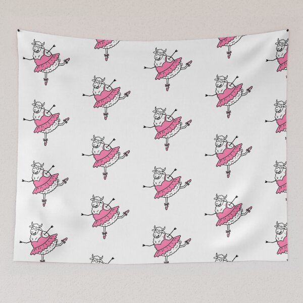 Item preview, Ballet Sheep - Quirky Glasses Sheep Dancer Minimalist Sticker Design designed and sold by WowDezign.