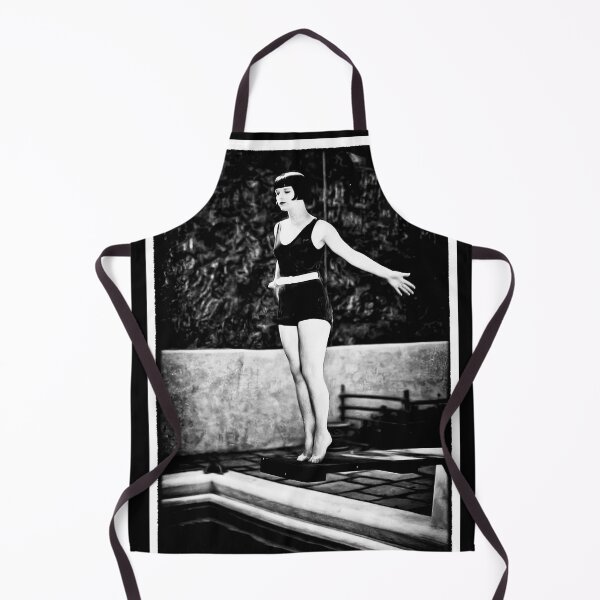 Item preview, Louise Brooks taking a swim at home, vintage photo designed and sold by stevepaint.