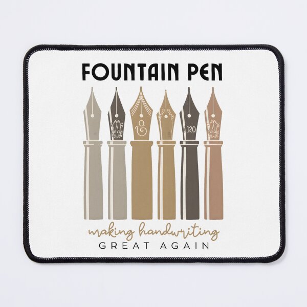 Item preview, Fountain Pen Making Handwriting Great Again – Vintage Calligraphy Design designed and sold by ArcticFoxStudio.