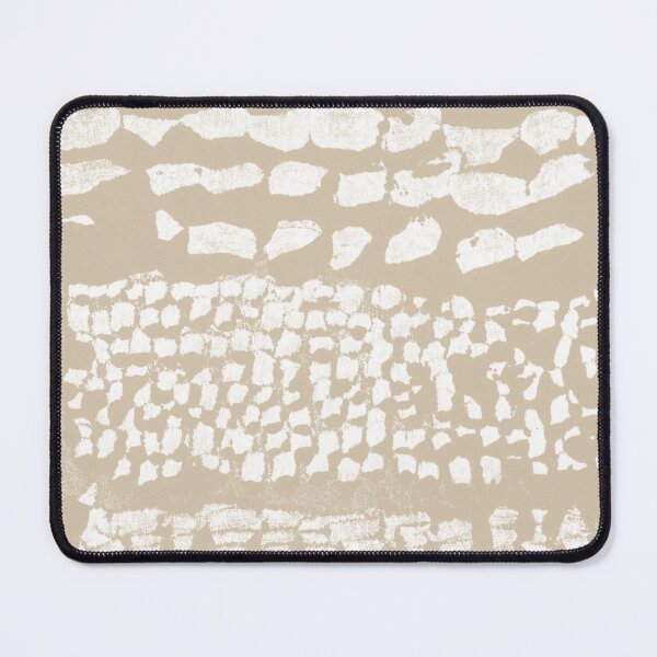Item preview, Three Grains Textured Monoprint - Dove + Snow designed and sold by Irene Estelle.