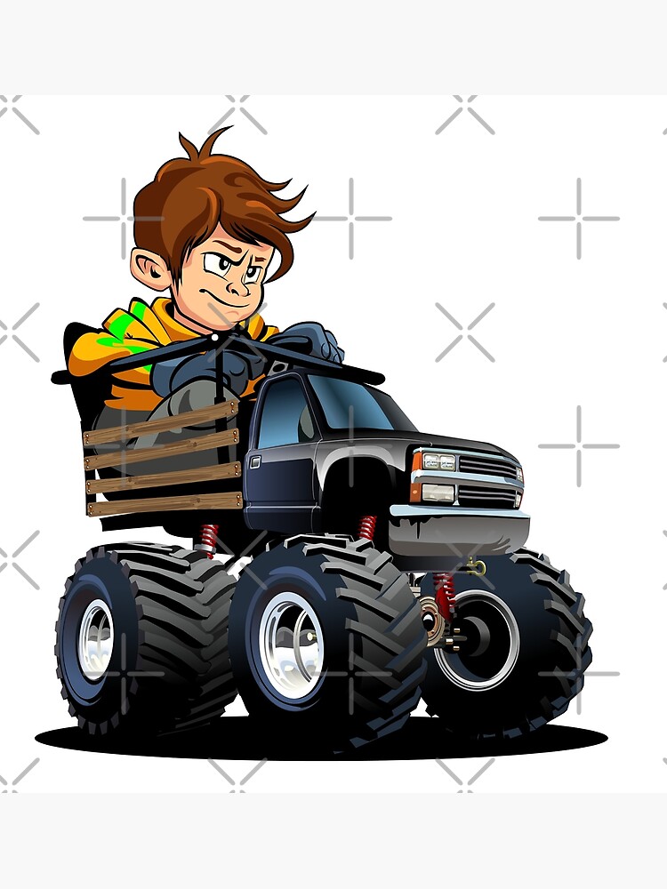 Cartoon Monster Truck | Sticker