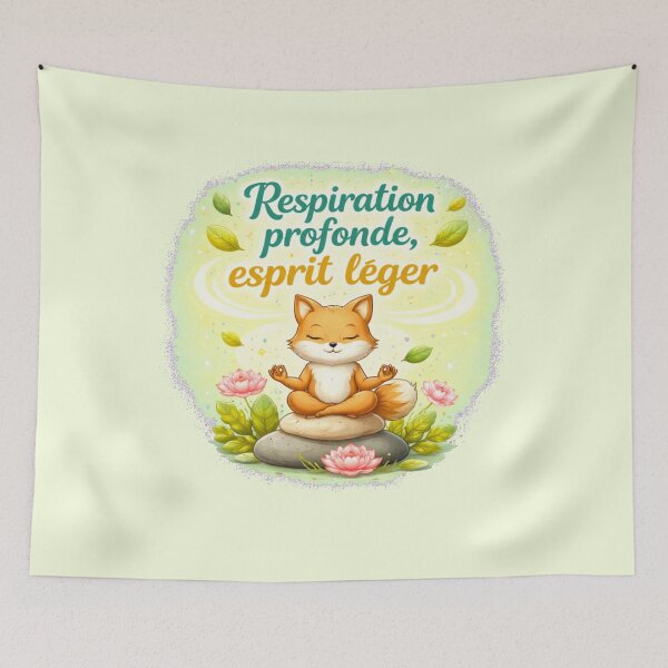 Item preview, Zen Quote – Deep Breathing – Relaxation Design designed and sold by Thethe-Shop.