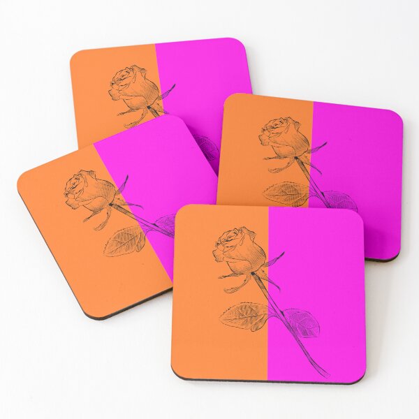 Item preview, Orange and Pink Abstract Aesthetic Design  designed and sold by Jaguar100-.