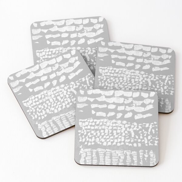 Item preview, Three Grains Textured Monoprint - Fog + Snow designed and sold by Irene Estelle.