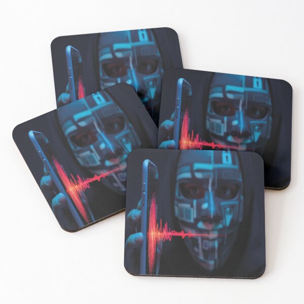 Item preview, AI Deepfake Voice Scam Hacker Mask designed and sold by TatianaPri.