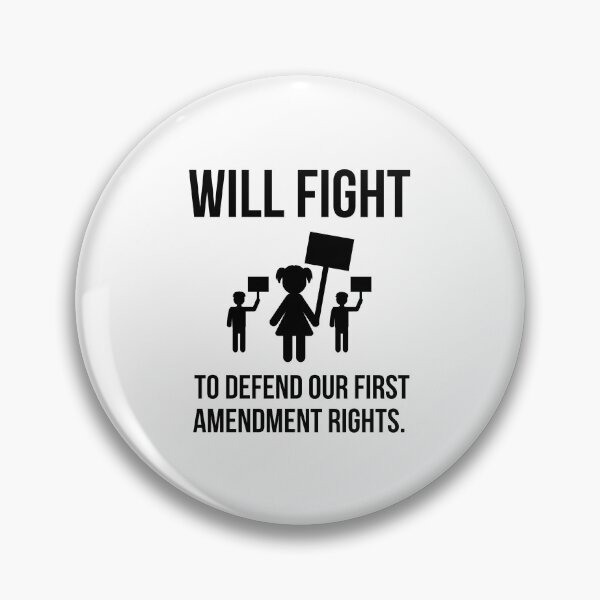 Item preview, Will fight to defend our first amendment rights. designed and sold by Rachel the Artist .