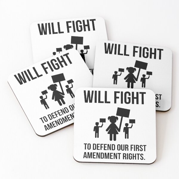 Item preview, Will fight to defend our first amendment rights. designed and sold by Rachel the Artist .