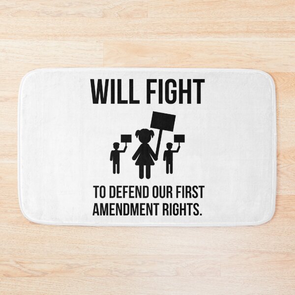 Item preview, Will fight to defend our first amendment rights. designed and sold by Rachel the Artist .