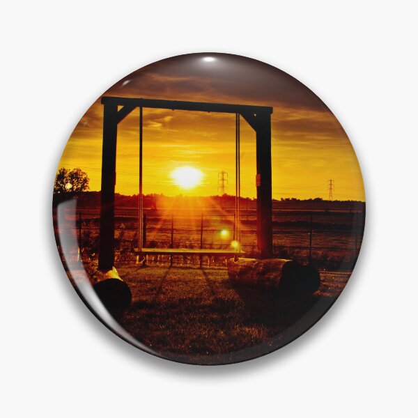 Item preview, Blackmore Farm Wooden Swing at Sunset designed and sold by Radiocafe.