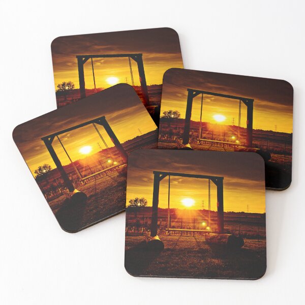 Item preview, Blackmore Farm Wooden Swing at Sunset designed and sold by Radiocafe.