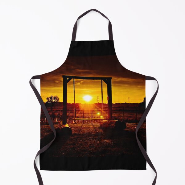 Item preview, Blackmore Farm Wooden Swing at Sunset designed and sold by Radiocafe.