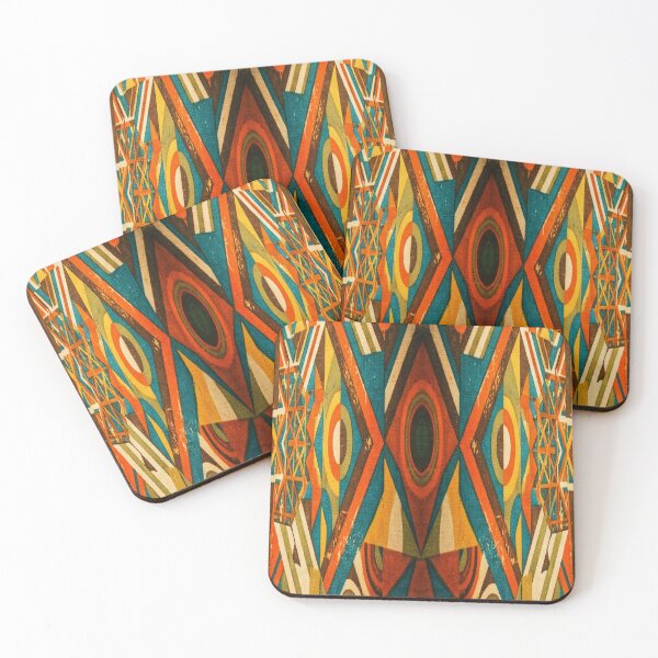 Item preview, Colourful Geometric, purple and green geometric, pattern geometric designed and sold by AddlPoolart.