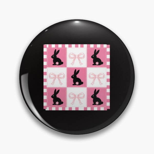 Item preview, Checkered Easter Coquette, Easter Bunny, Happy Easter Retro, Pink Easter, Girls Easter, Preppy Rabbit Cute Easter designed and sold by DesignDenDo ⭐⭐⭐⭐⭐.