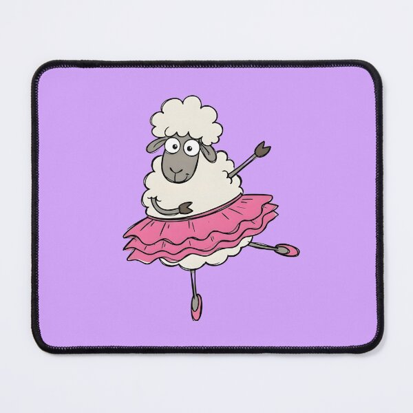 Item preview, Ballet Sheep - Absurd Fluffy Ballerina Doodle Meme designed and sold by WowDezign.