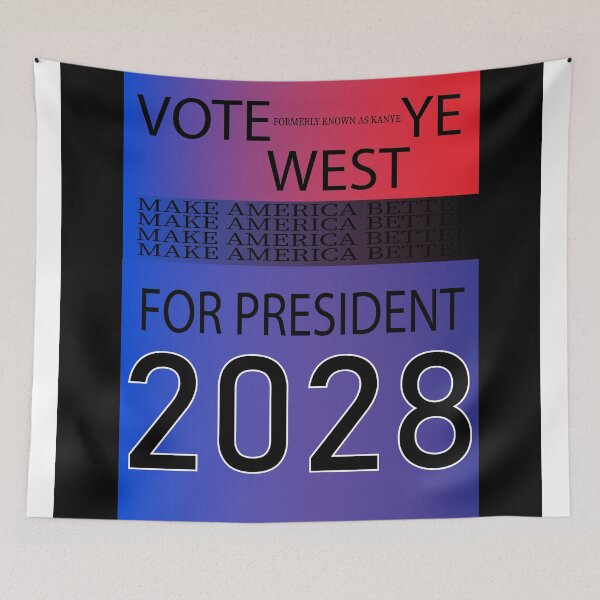 Item preview, VOTE YE WEST FOR PRES designed and sold by ValveryVisual.