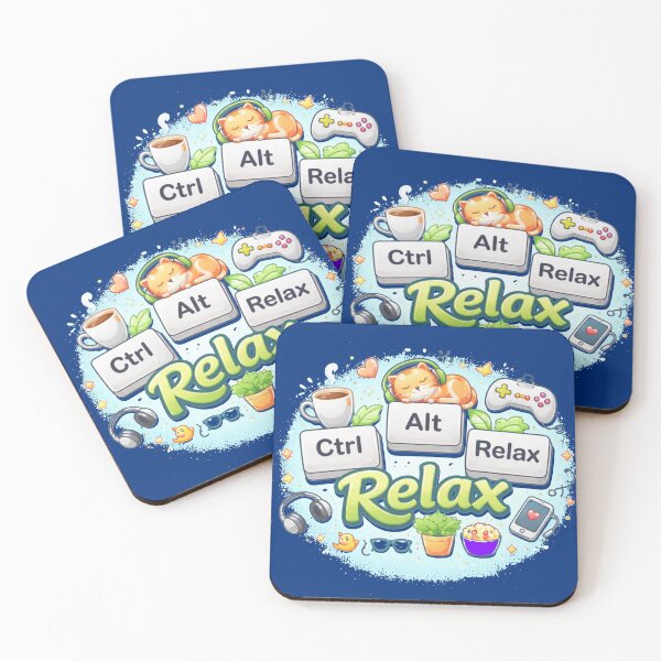 Item preview, Geek – Ctrl Alt Relax – Computer Humor designed and sold by Thethe-Shop.