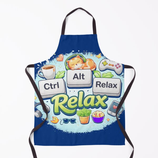 Item preview, Geek – Ctrl Alt Relax – Computer Humor designed and sold by Thethe-Shop.