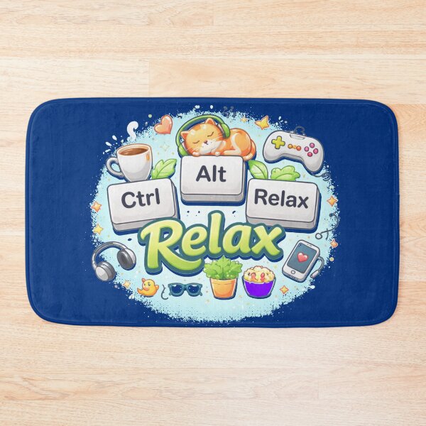 Item preview, Geek – Ctrl Alt Relax – Computer Humor designed and sold by Thethe-Shop.