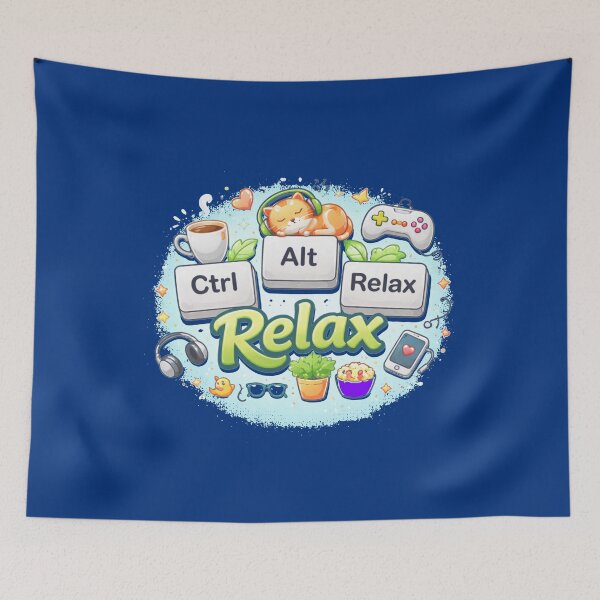 Item preview, Geek – Ctrl Alt Relax – Computer Humor designed and sold by Thethe-Shop.