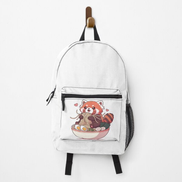 Item preview, red panda eating ramen designed and sold by Uglyandcute.