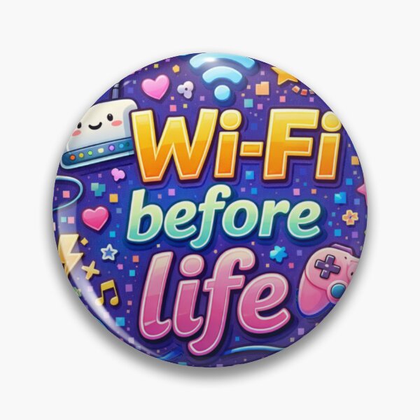 Item preview, Geek Humor – Wi-Fi Before Life – Minimalist designed and sold by Thethe-Shop.