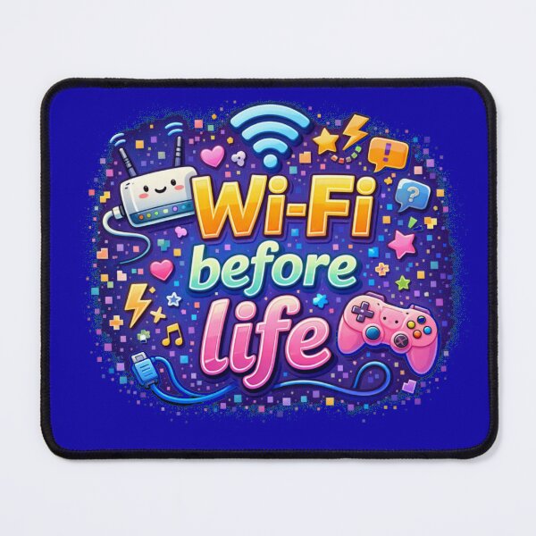 Item preview, Geek Humor – Wi-Fi Before Life – Minimalist designed and sold by Thethe-Shop.