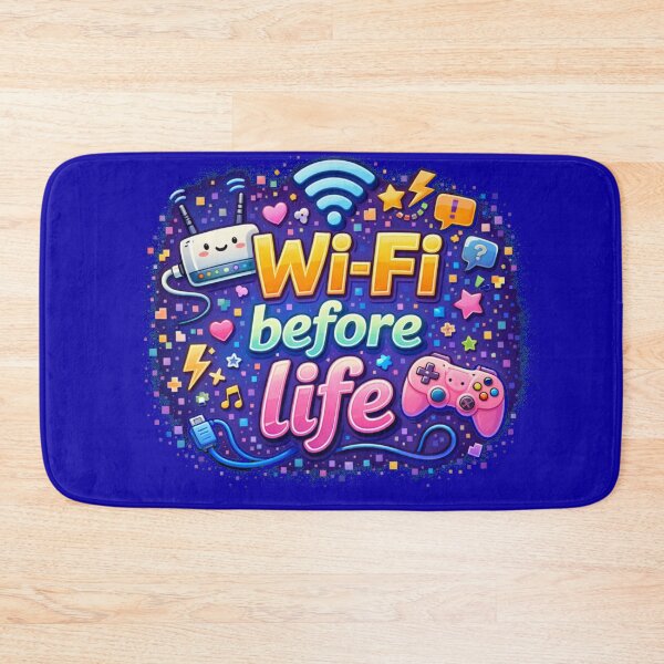 Item preview, Geek Humor – Wi-Fi Before Life – Minimalist designed and sold by Thethe-Shop.