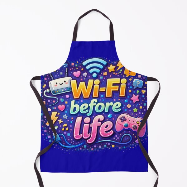 Item preview, Geek Humor – Wi-Fi Before Life – Minimalist designed and sold by Thethe-Shop.