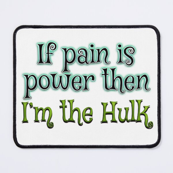 Item preview, Hulk pain designed and sold by KreativeCrow78.