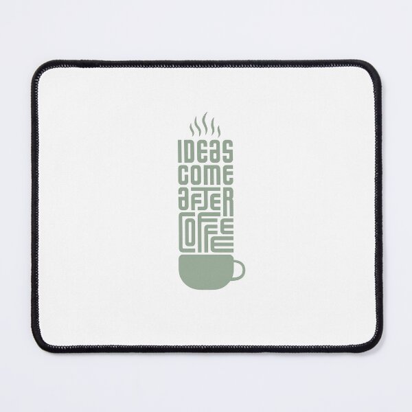 Item preview, Ideas Come After Coffee Funny Quote Aesthetic Typography Design designed and sold by CrescentBloom.