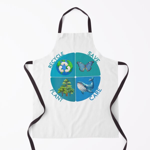 Item preview, Earth Day Message – Save Rescue Recycle Plant Clean Care designed and sold by LuveraxArt.