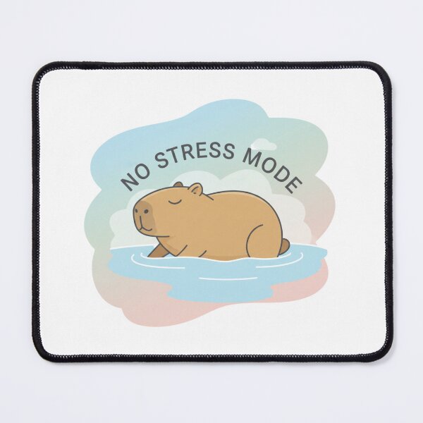 Item preview, Capybara No Stress Mode Shirt - Chill Vibes Relaxing Animal Lover Gift designed and sold by KeyLogin.