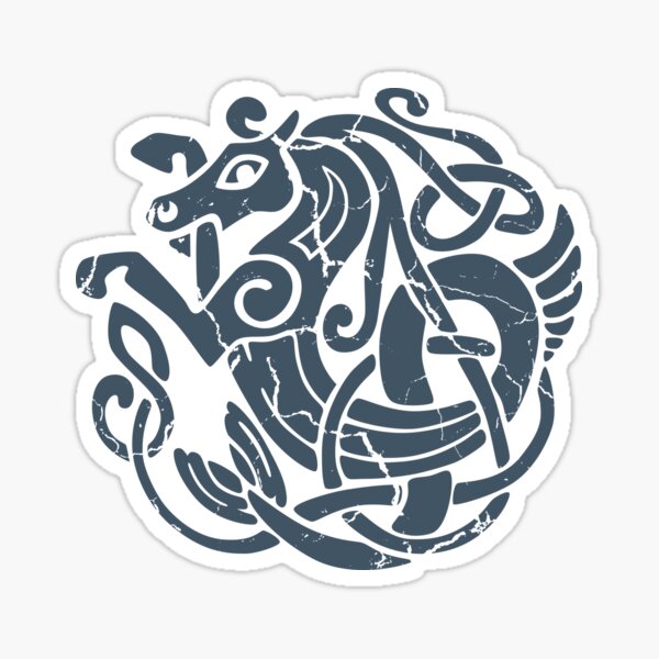 Item preview, Celtic Seahorse Design - Celt Blue designed and sold by ROADTROOPER.