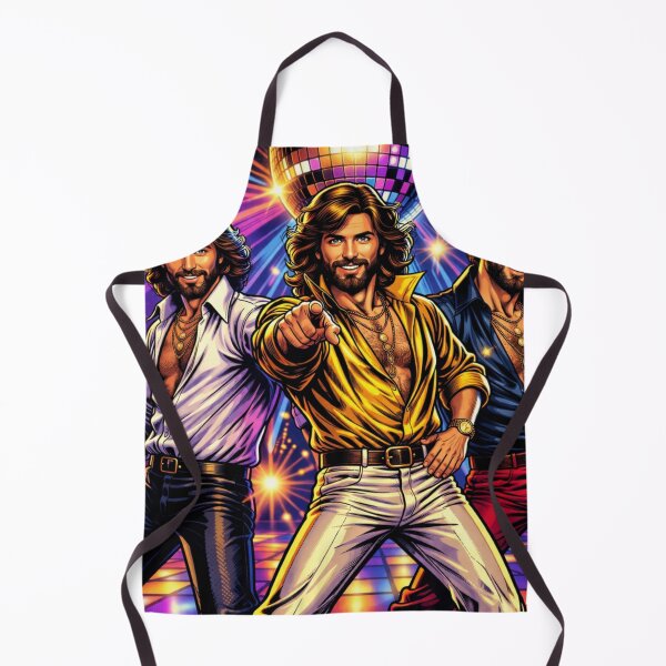Item preview, Bee Gees Neon Comic HQ Disco Legends Retro 70s Night Groove Illustration designed and sold by SHOCAMPOS DESIGNS .